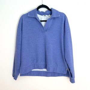 Lady Hagen Notch Collar Fleece Sweatshirt Women's Medium
